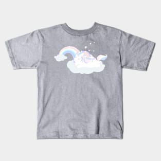 Unicorn and Rainbow Kids T-Shirt